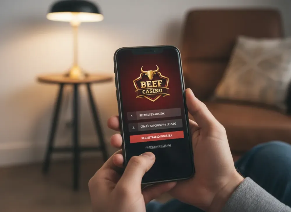 Beef casino regisztráció lépései és feltételei